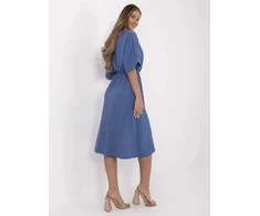 Suknelė tamsiai mėlyna elegantiška
