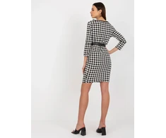 Suknelė-TW-SK-BL-1007.32P-juoda ir balta