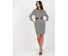 Suknelė-TW-SK-BL-1007.32P-juoda ir balta