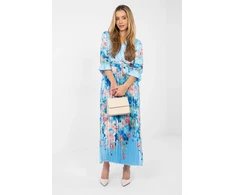 Suknelė vasarinė maxi su gėlėmis Italy Moda