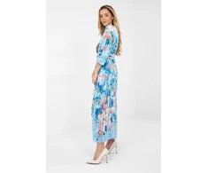 Suknelė vasarinė maxi su gėlėmis Italy Moda