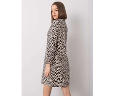 Suknelė-WN-SK-R817.66-šviesiai smėlio spalvos