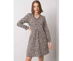 Suknelė-WN-SK-R817.66-šviesiai smėlio spalvos