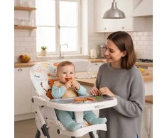 Modernhome Sulankstoma maitinimo kėdutė vaikams su žaislais, ECOTOYS