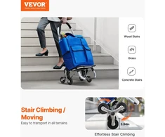 VEVOR Laiptų lipimo sulankstomas vežimėlis 36L