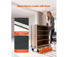 VEVOR Sulenkiamas krepšys su ratukais, 149.69 kg talpos