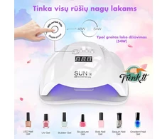 SUN 54W UV / LED hibridinė lempa nagams