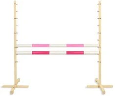 Šuolių kliūtis Hobby Horse 120 cm rožinė su dviem kartelėmis