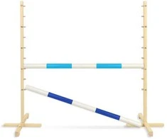 Šuolių kliūtis Hobby Horse ms 120 cm šviesiai mėlyna ir mėlyna su dviem kartimis