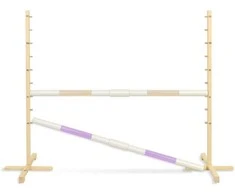 Šuolių kliūtis Hobby Horse smėlio ir šviesiai violetinė 160×120 cm