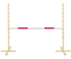 Šuolių kliūtis Hobby Horse su rožine sija 120 cm