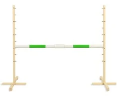 Šuolių kliūtis Hobby Horse su žalia sija, 120 cm aukščio