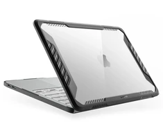 Supcase Unicorn Beetle Pro dėklas MacBook Neo 13" 2026, juodas / skaidrus