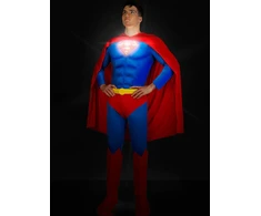 Supermeno kostiumas su šviesomis vyrams
