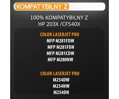 Supply Guy tonerio kasetės HP 203X, 203A pakaitalas, spalvotos, su lustu, 4 vnt. rinkinys