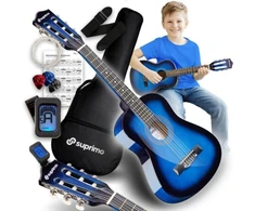 Carruzzo SUPRIMO JRC SET BB klasikinė gitara 1/4 blueburst
