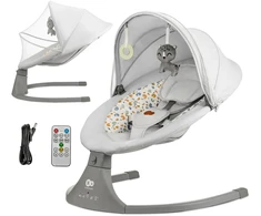 Kinderkraft Lumi 2 2w1 šviesiai pilkas