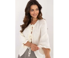 Susegamas megztinis su raišteliais Italy Moda