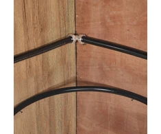 VEVOR Oro kompresoriaus linijos komplektas 3/4'' x 60,96 m, juodas