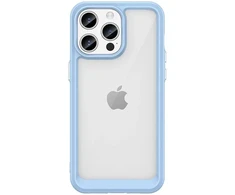 Hurtel Reinforced flexible frame iPhone 15 Pro Outer Space – telefono dėklas mėlynos spalvos