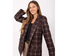Švarkas moterims -IT-MA-21739.16P-ciemny ruda