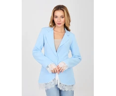 Švarkas moterims -IT-MA-60155.12-šviesiai mėlyna