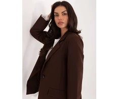 Švarkas moterims -IT-MA-FL9916.02P-ciemny ruda