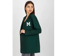 Švarkas moterims -LK-MA-509286-2,45P-tamsiai žalia