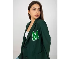 Švarkas moterims LK-MA-509286-3.01P-tamsiai žalia