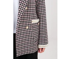 Švarkas moterims -LK-MA-510149.93-juoda-rožinė