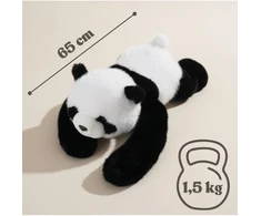 Svertinis pliušinis žaislas panda Woopie, 65 cm, 1,5kg