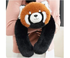 Svertinis pliušinis žaislas panda Woopie, 65 cm, 2,5kg, rudas
