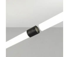 Šviečiančio kabelio XLOOP 18MM sujungimo elementas, juodas