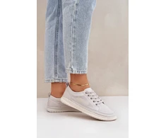 Šviesiai pilki moteriški sportbačiai Step in style