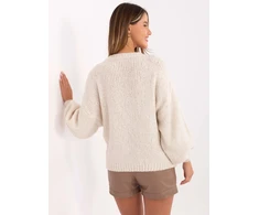 Sweter-MI-SW-1909.21-jasny smėlio spalva