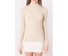 Šviesiai smėlio spalvos megztinis
