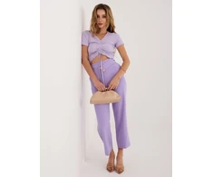 Šviesiai violetinė moteriška palaidinė