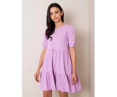 Šviesiai violetinės spalvos suknelė