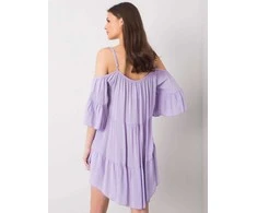 Šviesiai violetinės spalvos suknelė