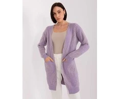 Šviesiai violetinis megztinis