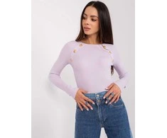 Šviesiai violetinis megztinis