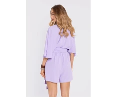 Šviesiai violetinis trumpas kombinezonas Moe