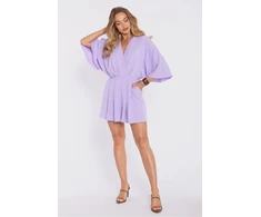 Šviesiai violetinis trumpas kombinezonas Moe