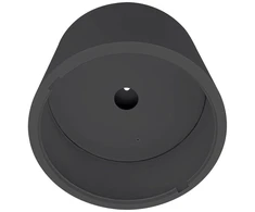 Šviestuvo COMFORT paviršinio montavimo rėmelis, juodas, 265mm