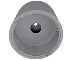 Šviestuvo COMFORT paviršinio montavimo rėmelis, pilkas, 160mm