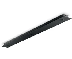 Pakabinamas šviestuvas Ideal Lux rosone metallo 3 luci nero