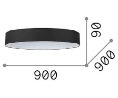 Šviestuvo gaubtas SET UP, baltas, 900mm, 346182