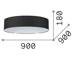 Šviestuvo gaubtas SET UP, smėlio sp., 900mm, 346052