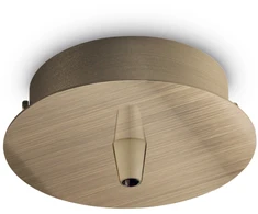 Pakabinamas šviestuvas Ideal Lux rosone metallo 1 luce ottone brunito