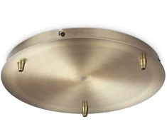 Pakabinamas šviestuvas Ideal Lux Aksesuaras Rosone Standard 3 Luci Ottone Brunito